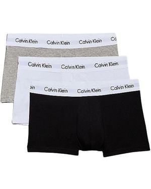 Calvin Klein Low Rise Trunk 3-Pack - Wit