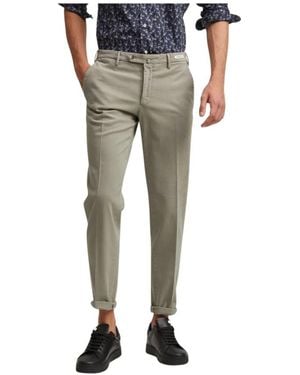 L.B.M. 1911 Slim-Fit Trousers - Grey