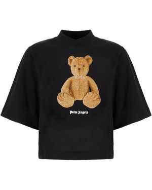 Palm Angels T-Shirts - Black