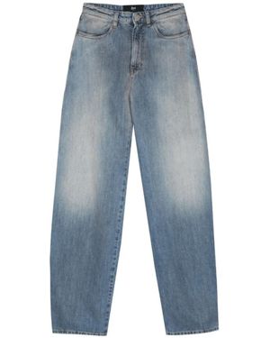 3x1 Nicole Mid-Rise Tapered Jeans - Blauw