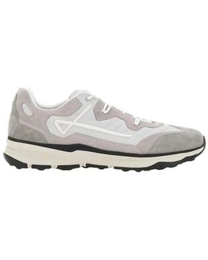 Herno Funktionale Sneakers Mit Wildleder Einsätzen - Weiß