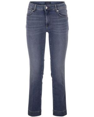 Sportmax Jeans ,Blauw ,Denim Skinny Jeans