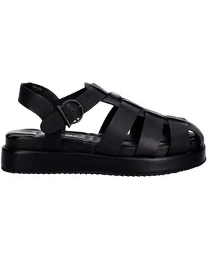 Barbour Flat Sandals - Nero