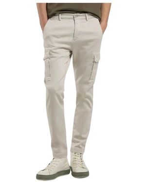 Replay Slim-Fit Trousers - Natural