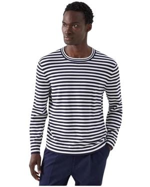 Brunello Cucinelli Long Sleeve T-Shirts - Blue