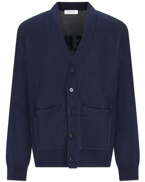 Givenchy V-Neck Cardigan - Blau