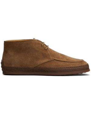 Tod's Lace-Up Boots - Marrón