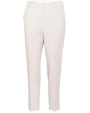 Part Two Slim-Fit Trousers - Natural