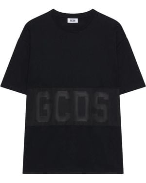 Gcds Logo-Band T-Shirt - Zwart