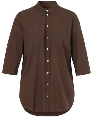 Via Appia Due Blouse Lange Mouw 2612671 - Bruin