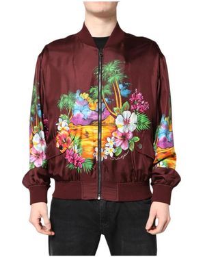 Dolce & Gabbana Bomber Jackets - Red
