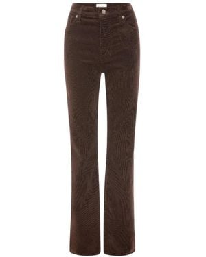FRAME Straight Hosen - Braun