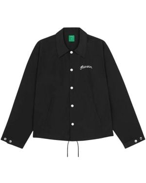 flâneur Signature Coach Jacket - Schwarz