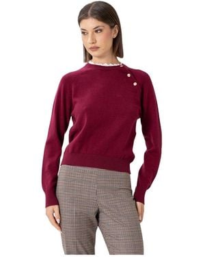 Kocca Round-Neck Knitwear - Red
