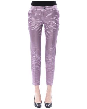Byblos Cropped Trousers - Morado