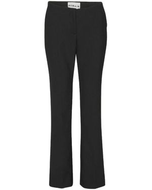 REMAIN Birger Christensen Schwarze Bootcut Hose