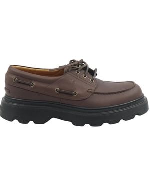 Tod's Sailor Shoes - Brown