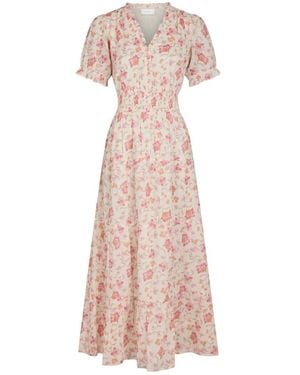 Neo Noir Maxi Jurken - Roze