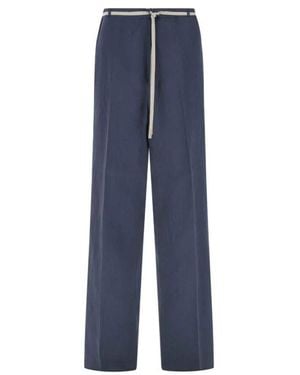 ZEGNA Wide Pants - Blue