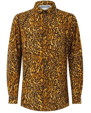 Moschino Lange Mouwen Shirt - Bruin