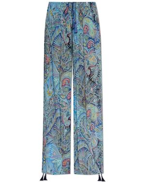 Etro Wide Trousers - Blue