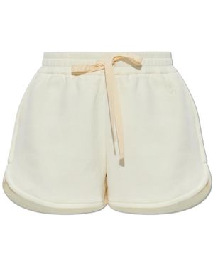 Jil Sander Korte Broeken ,Katoen Cotton Shorts - Naturel