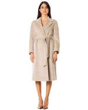 Max Mara Jassen ,Grijs ,Wol Danila Jas - Naturel
