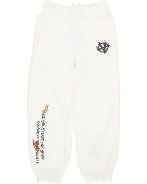 Acupuncture Joggers - White