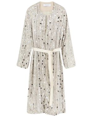 DE SANTIS Belted Coats - Neutro