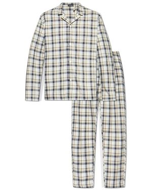 Hanro Nachtkleding ,Wit ,Katoen Cozy Comfort Pyjama Set