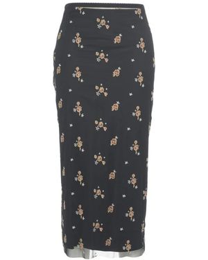 Ottod'Ame Midi Skirts - Grijs