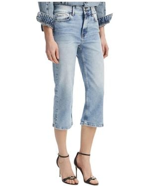 Guess High Rise Capri Jeans - Blauw
