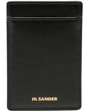 Jil Sander Magnetische Kartenhülle - Schwarz