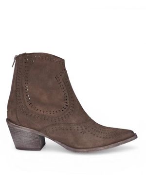 CURIOSITÉ Schoenen ,Bruin ,Leer Tronchetto Texano