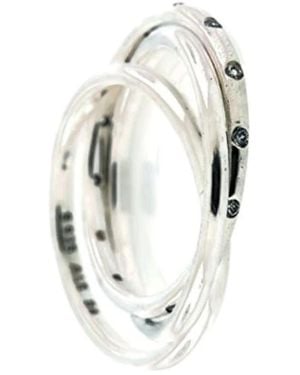 PANDORA Silberring Mit Zirkonia - Weiß