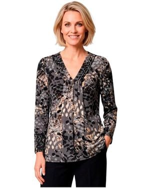 iN FRONT Bluse - Schwarz