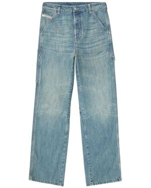 DIESEL Rechte Jeans - Blauw