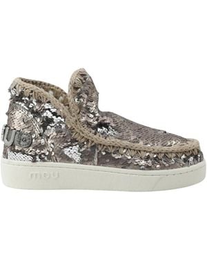 Mou Schoenen ,Grijs ,Katoen Summer Eskimo Sneaker