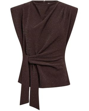 co'couture Sleeveless Tops - Marrón