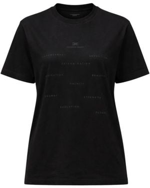 Elisabetta Franchi T-Shirts - Black