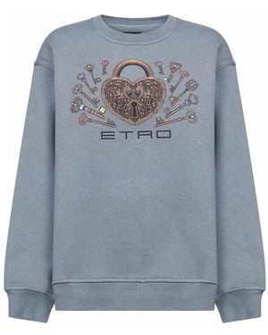 Etro Sweatshirts - Blu