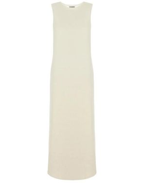 Jil Sander Knitted Dresses - White