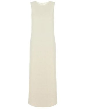 Jil Sander Knitted Dresses - White
