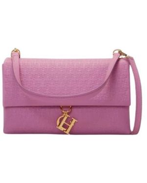 Carolina Herrera Camelot Schoudertas - Paars