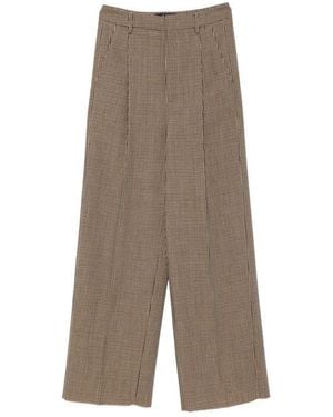 The Seafarer Wide Trousers - Brown