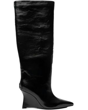 Twentyfourhaitch High Boots - Black