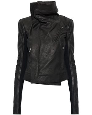Rick Owens Klassieke Biker Jas - Zwart