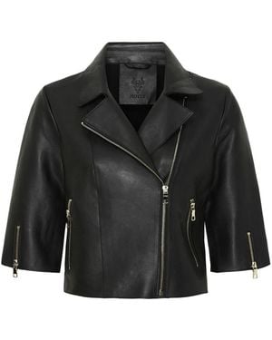 Notyz Leather Jackets - Black