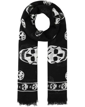 McQueen Scarves - Black