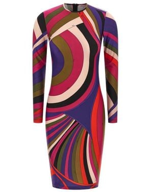 PUCCI Midi Dresses - Red